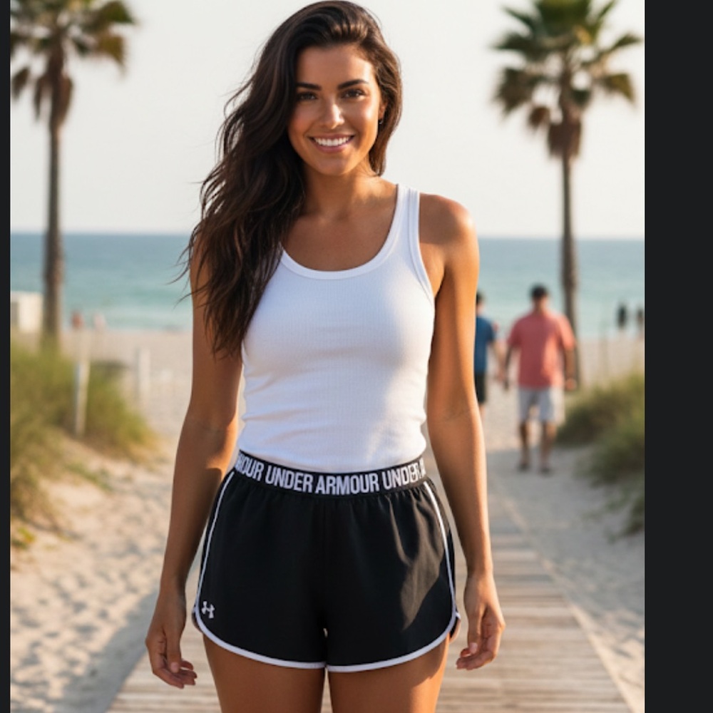 Under Armour Women's Black Athletic Shorts